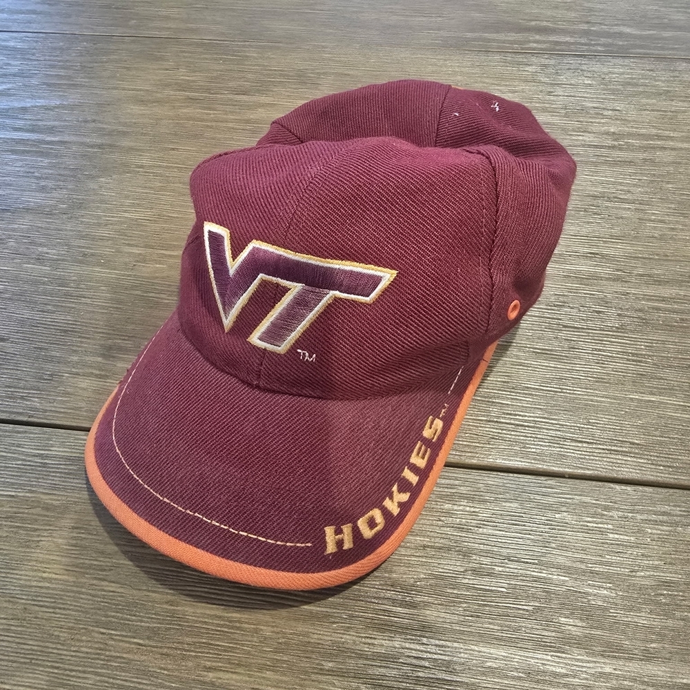 VT Hokies Cap in Maroon and Orange